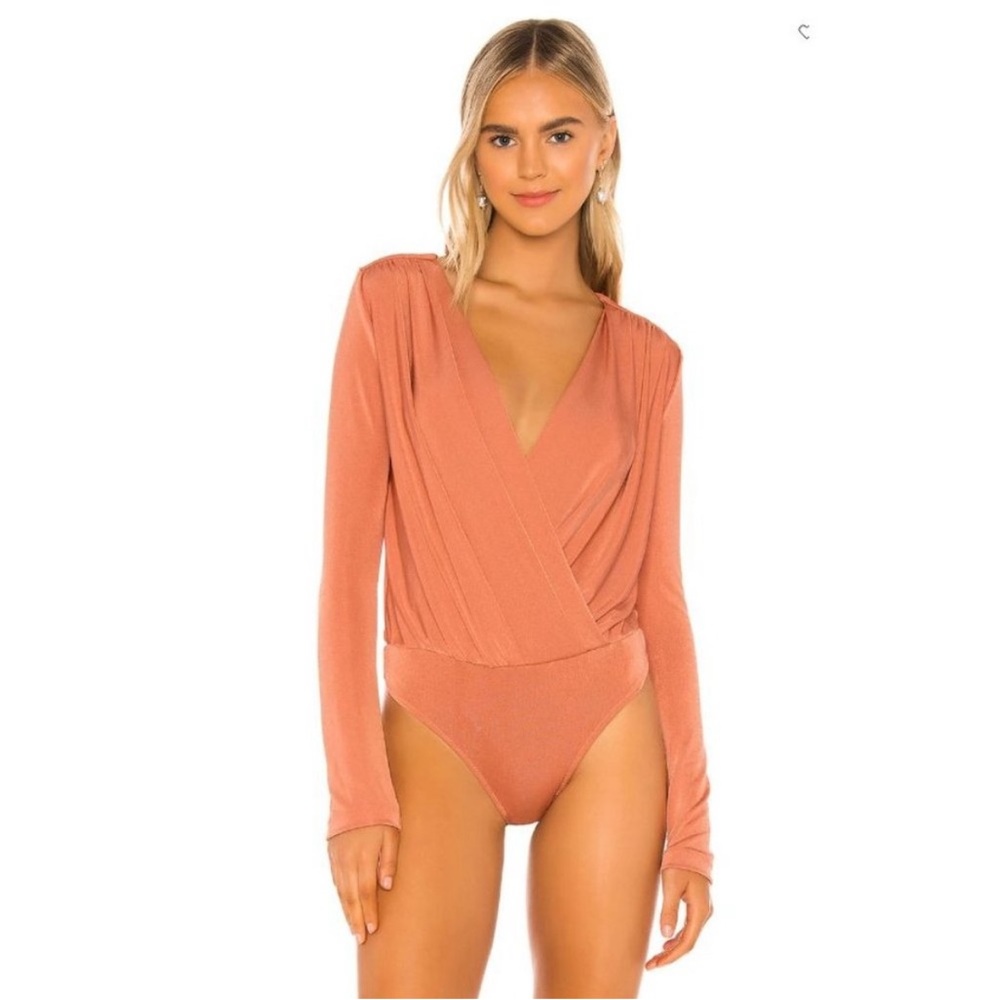 Free People Turnt Ginger Spice Thong Bodysuit size S - Picture 2 of 4